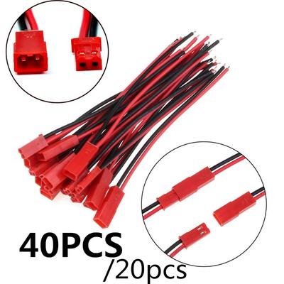 40 Stück/20 Stück Stecker und Buchse, JST-Stecker, Kabel, DIY, 2-polige Steckverbinder