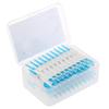 200Pcs Box Dental Floss Interdental Brush Teeth Stick Toothpick Soft Silicone Double Ended Tooth Picks Oral Care