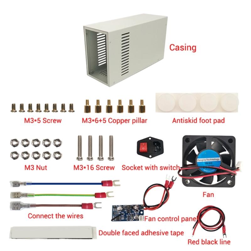 1 Set V05 L Loose Part with Temperature Control Fan Accessory Kit for WZ5005(Excluding Power Supply Module)