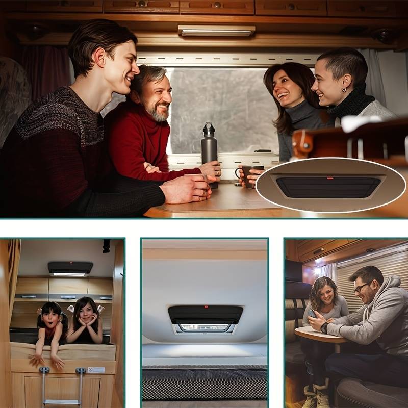 1Set Foldable Caravan Window Shade Waterproof Blackout Ventilation Cover UV Rays Protection Camper Trailer Fan Vent Cover