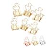 20Pcs Paper Clips Strong Clamping Force  Iron Little Duck Design Wide Application Small Binde