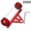Motorcycle Tube Tax Disc Holder Motorbike Universal Tube Tax Disc Registration Label Holder Waterproof Detachable with Screwdriver