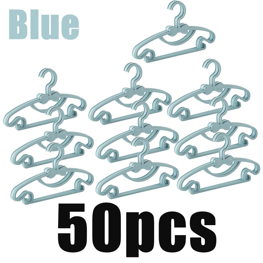 5/10/20/30/50pcs Of Children's Hangers Plastic Portable Towel Scarfs Hangers Kids Clothing Closet Storage Hanger Racks Accessory