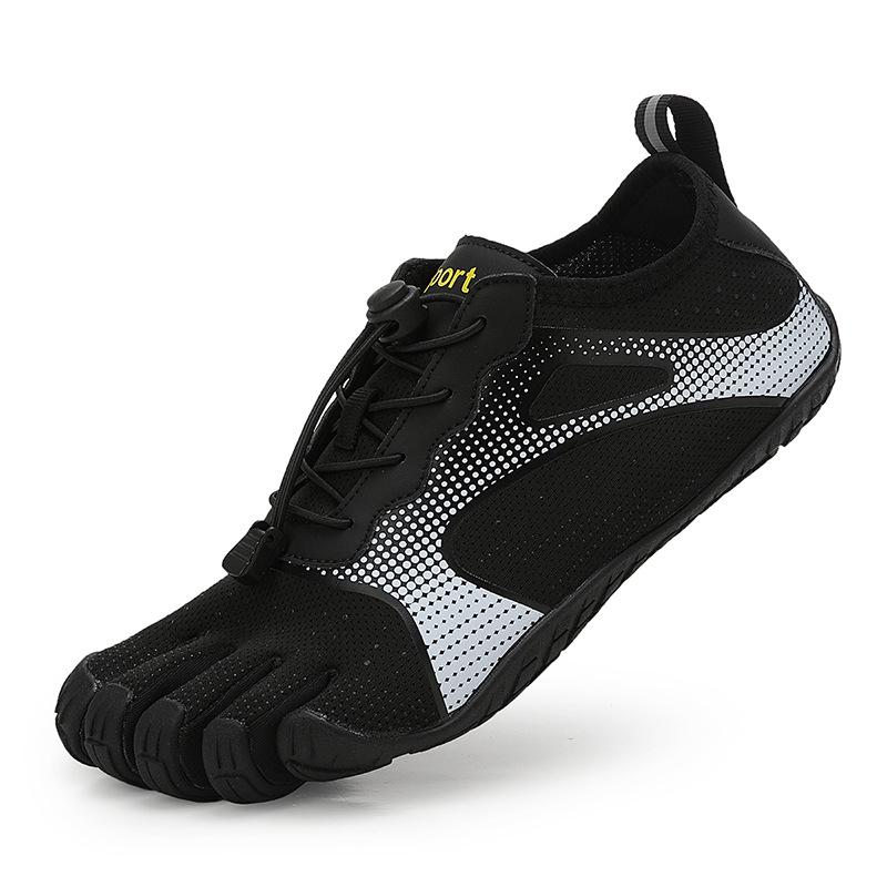 Unisex Five-Finger Lightweight Yoga & Wading Shoes for Indoor & Outdoor Activities 36 чёрный