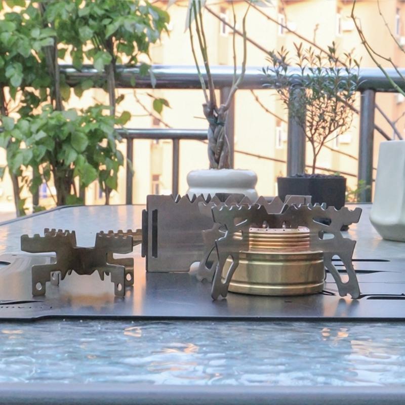 Stainless Steels Alcohols Stove Bracket Outdoor Camping Burners Bracket Heat Resistant Alcohols Stove Support Rack