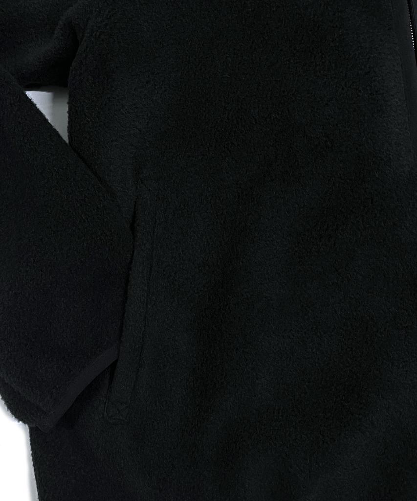 Zplish Fleece Hoodie Zip-Up Jacket Black