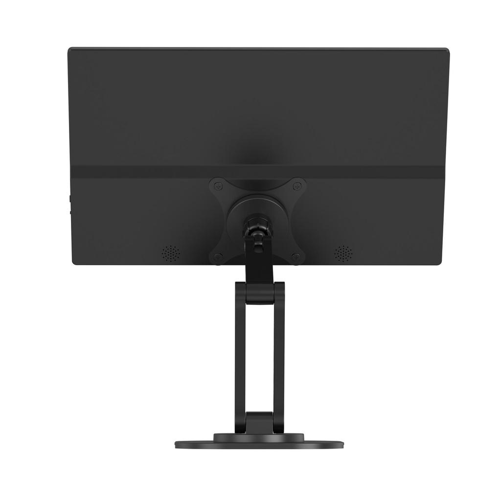 Universal Metal Monitor Stand with VESA Adapter, 17mm Ball Head, Vertical Rotation, Telescopic Function for Convenient Screen Setup