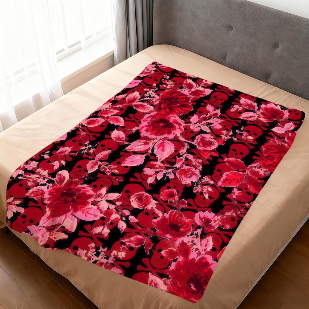 Flower Soft Warm Plush Blanket Dorm Sofa Living Room Pet b-b-betseyS-S Luxury Hogar Bed Gift J-J-JohnsonS-S Fashion Home Flannel