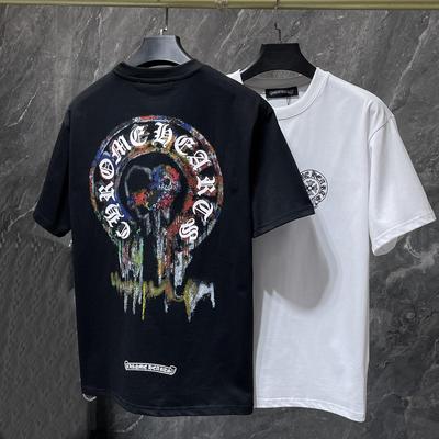 8936 Sommer 2026 Neu Hochwertige Baumwolle Rundhals Locker Große Größe Herren und Damen T-Shirt Partner T-Shirt