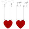 JOJOS Bizarre Adventure Anime Jean Pierre Polnareff  Broken Heart Drop Earrings Cosplay Jewelry For Women Gift