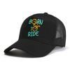 Born To Ride Print Baseball Cap Casual Summer For Unisex Women Snapback Hat Fashion Breathable Sun Caps Adjustable Mesh Trucker Hat