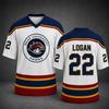 Off Campus Briar University Jersey Graham 44 22 DI LAURENTIS 66 Tucker46 T-shirt V-neck Short Sleeve Men Women Hockey Jersey Top