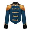 Costume Cosplay Direttore del Circo di Halloween per Bambini Ragazzi Ragazze Giacca a Maniche Lunghe con Frange e Nappe Costumi Schiaccianoci Tamburino Maggiore