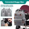 Foldable Waterproof Mommy Backpack with Bed - Multifunctional Large Capacity for Mother and Baby.