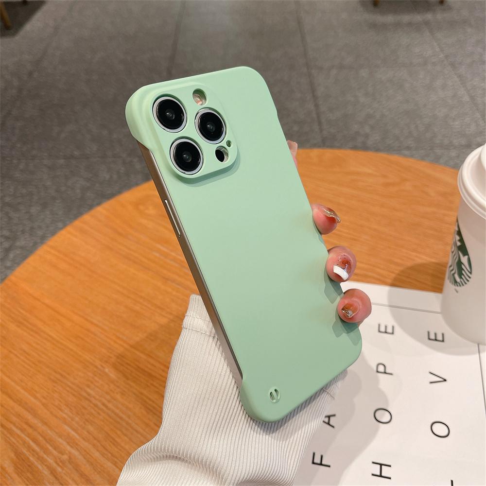 Frameless Ulltra Thin Cooling Armor Plastic Case For For Iphone 15 14 13 12 11 Pro Max Plus Camera Protection Shockproof Back Cover