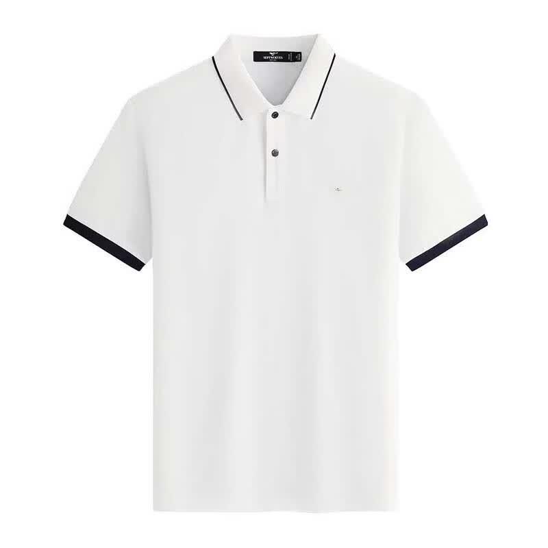 SEPTWOLVES Men's Quick-Dry Stretch Short-Sleeve Polo