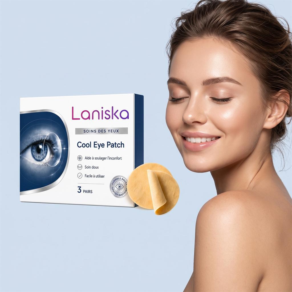 LANISKA Eye Patch Moisturizing Hydrogel Under Eye Pads for Dry Skin, Hydrating Eye Mask, Gentle Adhesive