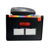 Pockets Accordian File Folder Expanding File Organizer Filing Box Multicolored Paper/Bill/Receipt/Document Holder Bag A4
