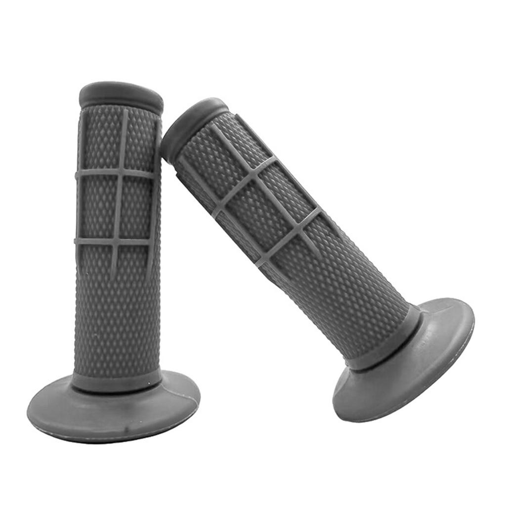 2pcs Motorbike Handle Bar Grips Rubber Handlebar Grips Motocross Throttle Bar Grips Handle Grips Universal for Dirt Bike