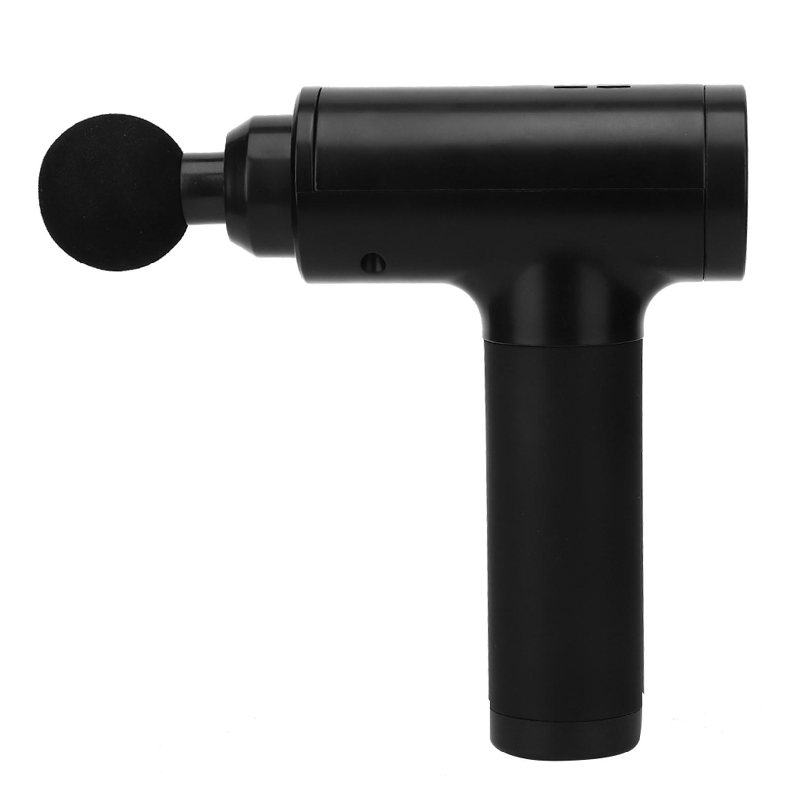 

Массажный пистолет 6 уровней беспроводной зарядки мышечная боль усталость массажер черный штекер США 100-240 В US Plug чёрный