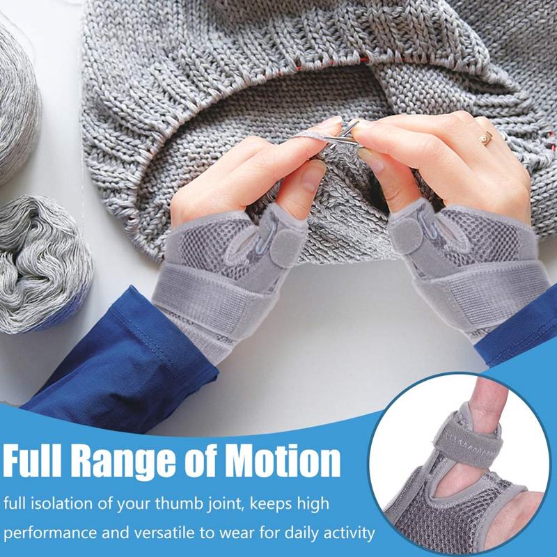 1PC Thumb Spica Splint Stabilizer Wrist Support Brace Protector Carpal Tunnel Tendonitis Pain Relief Right Left Hand Immobili Practical Use