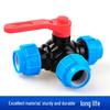 High-Flow Quick Connector Tee Valve, 32mm Pressure-Holding Ball Valve