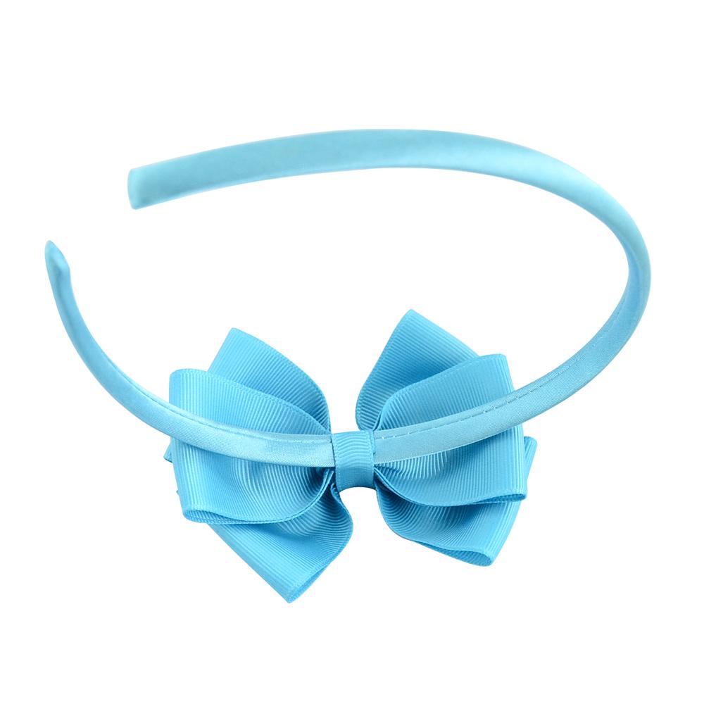 High Quality DIY Satin Covered Headbands Solid Fabric Resin Hair Band Plastic Hairbands Girls Hair Headband for Women