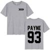 Liam Payne Men's O-neck Shirt Tribute Payne 93 Merch Fans Women's Summer Hip Hop Graphics High Quality Luxury T-shirt