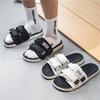 Summer Men'S Cool Slippers Women'S Trend Personality Fashion One-Word Drag Couple Platform Beach Shoes T28