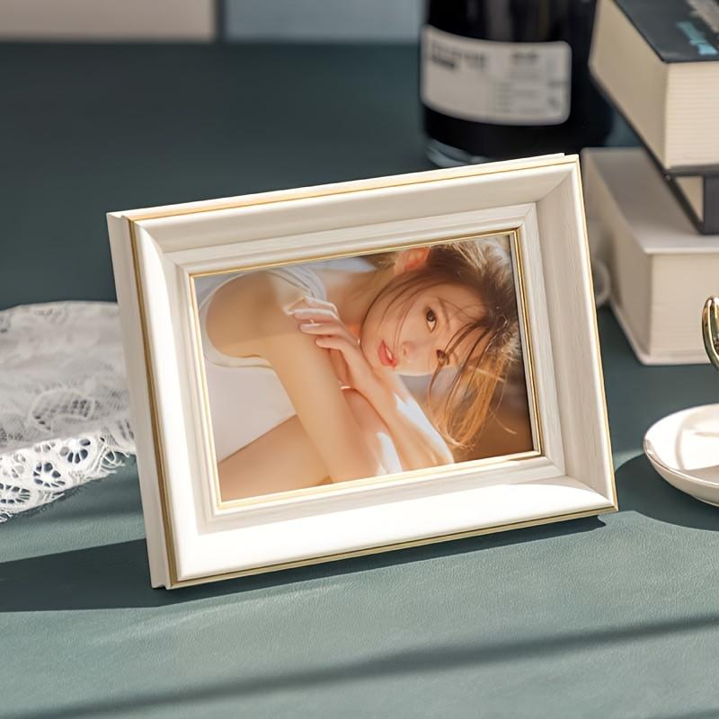 

1 шт. Европейская ретро фоторамка 7 дюймов Настенное украшение Маятник Платформа Рамка для фото в Instagram Винтажный стиль