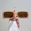 Vintage Rectangle Sunglasses Fashion Square Candy Color Shades Eyewear Trendy Retro Women Brand Design Uv400 Sun Glasses
