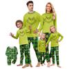 Conjunto de pijamas fofos para família com estampa de Natal, roupas para casa, conjunto de família, conjunto de calças e blusa de manga comprida