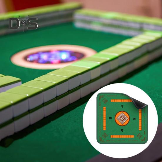 Mahjong Table Mat Poker Domino Mahjong Tile Card Board Game Anti-slip Noise Reduction Square Mah Jongg Table Cover Playmat