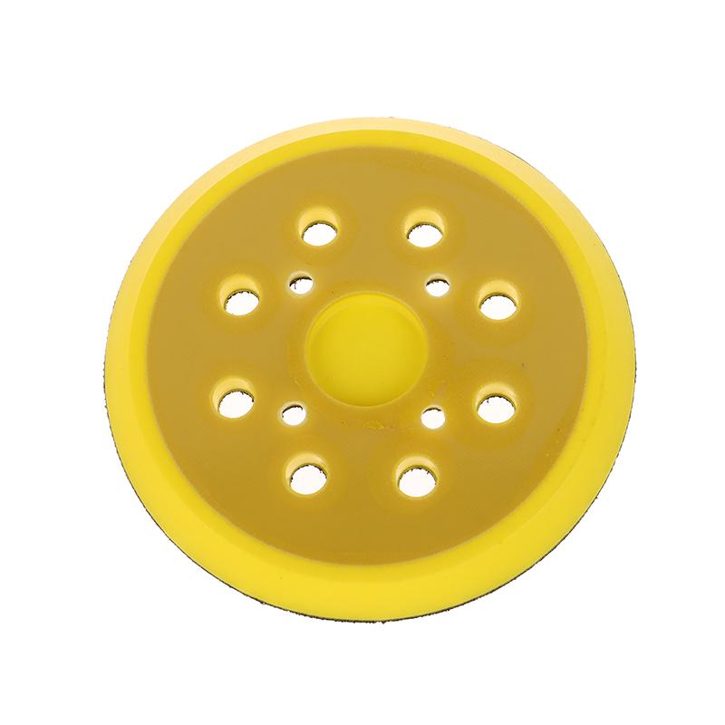 5 Inch 8 Holes Grinder Sandpaper Tray For Disc Grinder Backing Pad Hook And Loop 125Mm Pneumatic Polishing Machine
