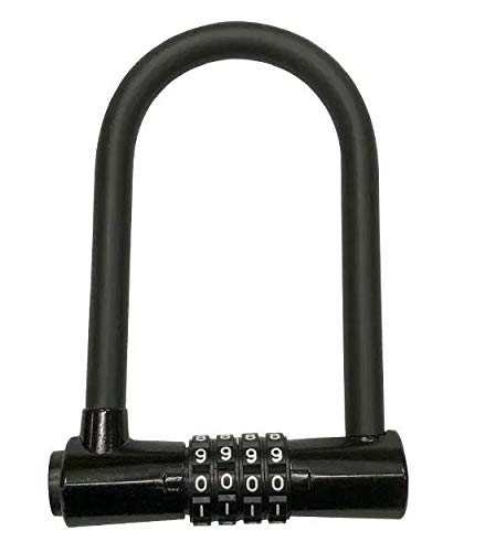 Top Sturdy Dial U-Lock 135x75mm Bicycle Anti-Theft Security Key Lock 135x75mm