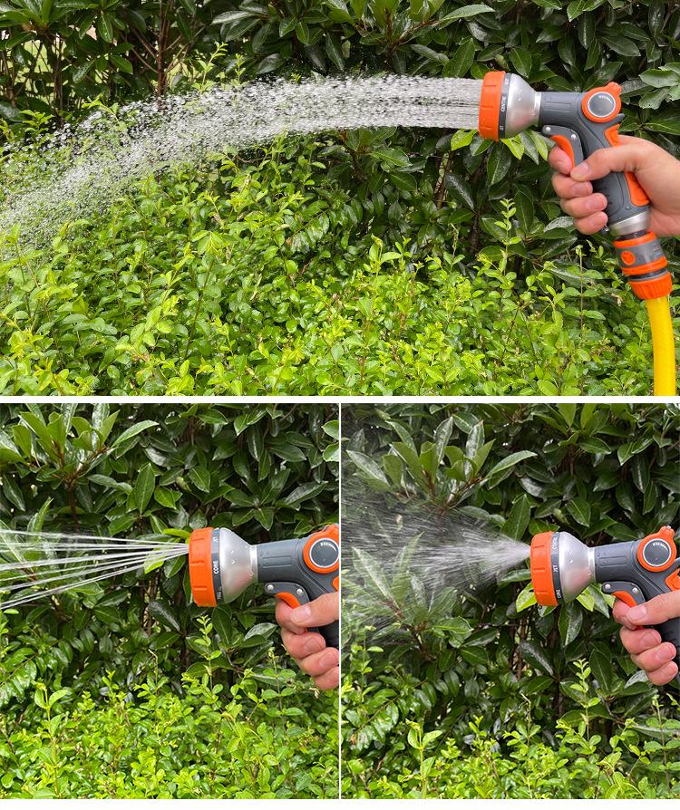 8-Function High-Pressure Garden & Car Wash Water Spray Nozzle