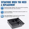 Car Center Console Organizer Tray Armrest Storage Box ABS For Toyota Highlander Kluger 2008 2009 2010 2011 2012 2013