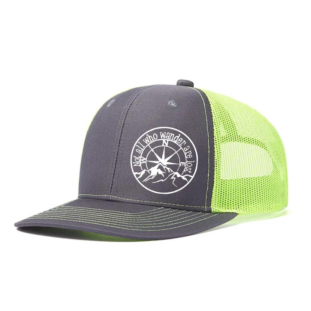 Fashion Hiphop Embroidered Cotton Baseball Cap With Adjustable Wide Brim For Casual Men Women