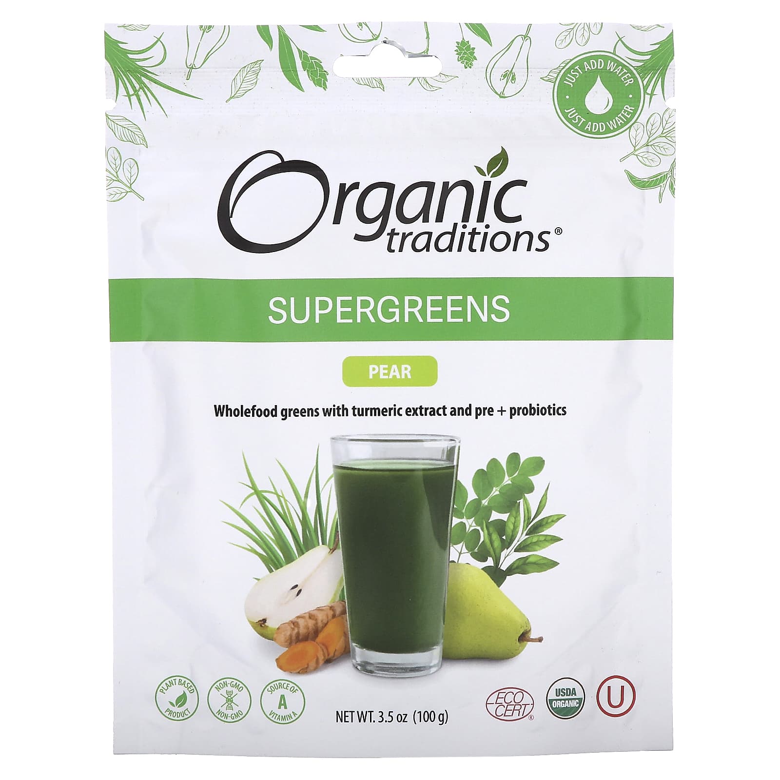 

Supergreen, Pear, 100G(3.5Oz)