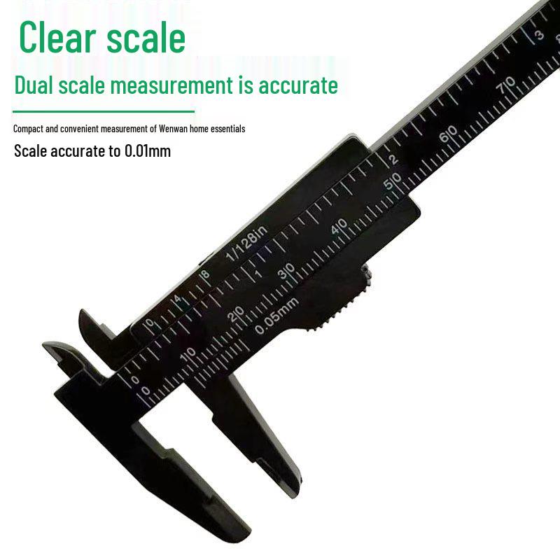 Mini 0-80mm Double Scale Vernier Caliper for Jewelry Measurement