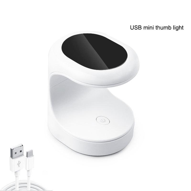 Mini Nail Dryer UV Lamp Manicure Machine Single Finger Nails Art Tool Gel Polish 16W Nail Dryer LED Lamp Manicure Tools With USB