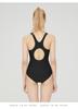 Women's Tummy Control Slimming Lycra Racing Swimsuit with Chest Pads