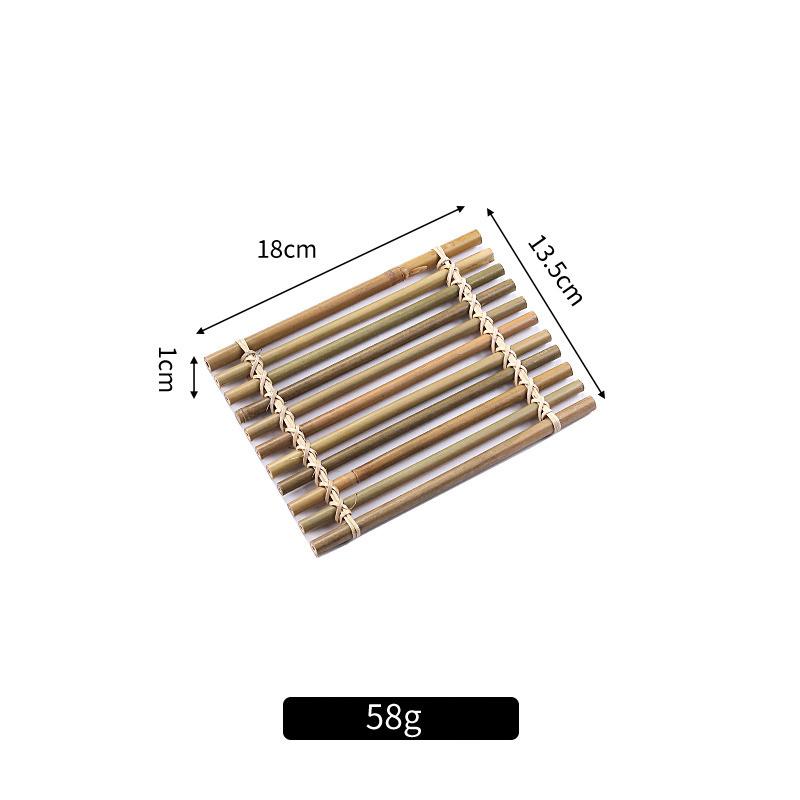 Japanese Material Placement Plate Decorative Sashimi Bamboo Chops Bamboo Fence Seafood Pose Props Decorations and Ornaments