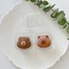 Creative Silicone Mooncake Baking Stamp Durable ABS Plastic Capybara Shaped Mooncakes Molds for Culinary Enthusiasts
