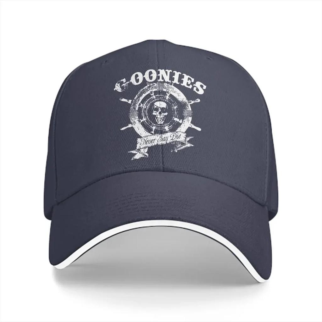 Washed Unisexs Baseball Cap Pirates Trucker Snapback Caps Dad Hat The Goonies Movie Golf Hats