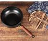 Hammered Wrought Iron Stir-Fry Pan & Small Stew Pot Set, Uncoated and Hand-Forged.