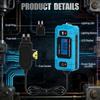 Car Fuse Tester, 0.01A to 19.99A Measurement Range, Automotive Current Tester with Backlit Display High Precision