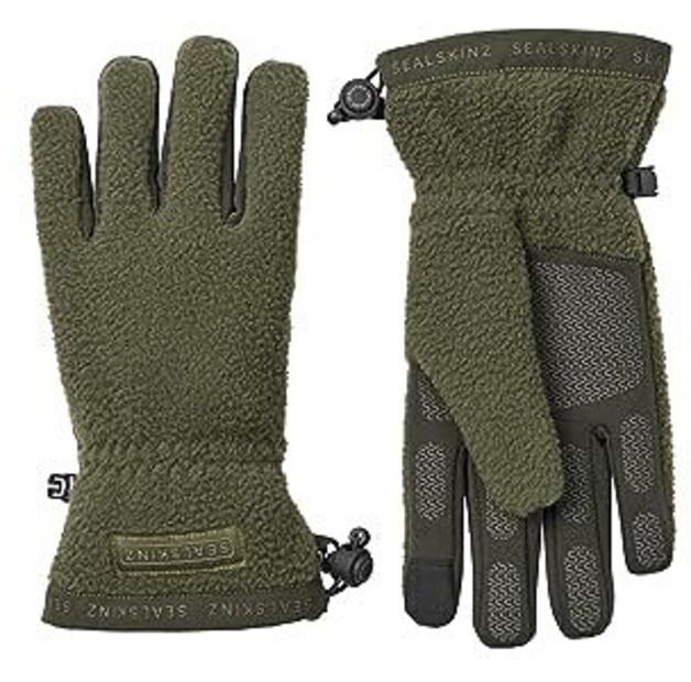 Велосипедные перчатки SealSkinz Hoveton (оливковые) S