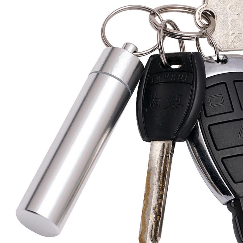 8-teiliges tragbares Edelstahl-Metall-Zahnstocherbeutel-Set, wiederverwendbar, mit Haltern