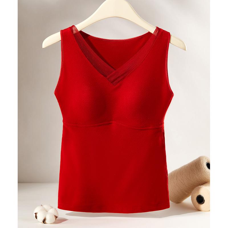 

Женский утолщенный фланелевый теплый жилет без косточек XX-Large